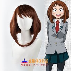 画像6: 僕のヒーローアカデミア 麗日お茶子 wig コスプレウィッグ abccos製 「受注生産」 (6)