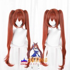 画像5: ウマ娘 プリティーダービー Pretty Derby ダイワスカーレット wig コスプレウィッグ abccos製 「受注生産」 (5)