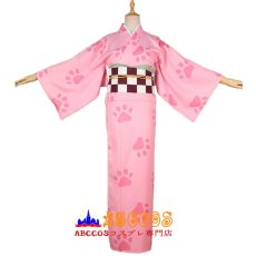 画像1: 鬼滅の刃 竈門 禰豆子/かまど ねずこ コスプレ衣装 abccos製 「受注生産」 (1)