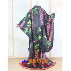 画像3: 歌舞伎舞踊の藤娘 かつぎ娘 藤かつぎ娘 コスプレ衣装 abccos製 「受注生産」 (3)