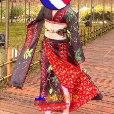 画像6: 歌舞伎舞踊の藤娘 かつぎ娘 藤かつぎ娘 コスプレ衣装 abccos製 「受注生産」 (6)