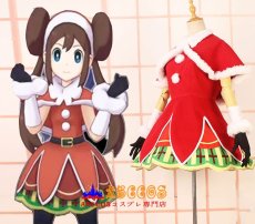 画像8: ポケットモンスター メイ（Mei）クリスマス スカート コスプレ衣装 abccos製 「受注生産」 (8)