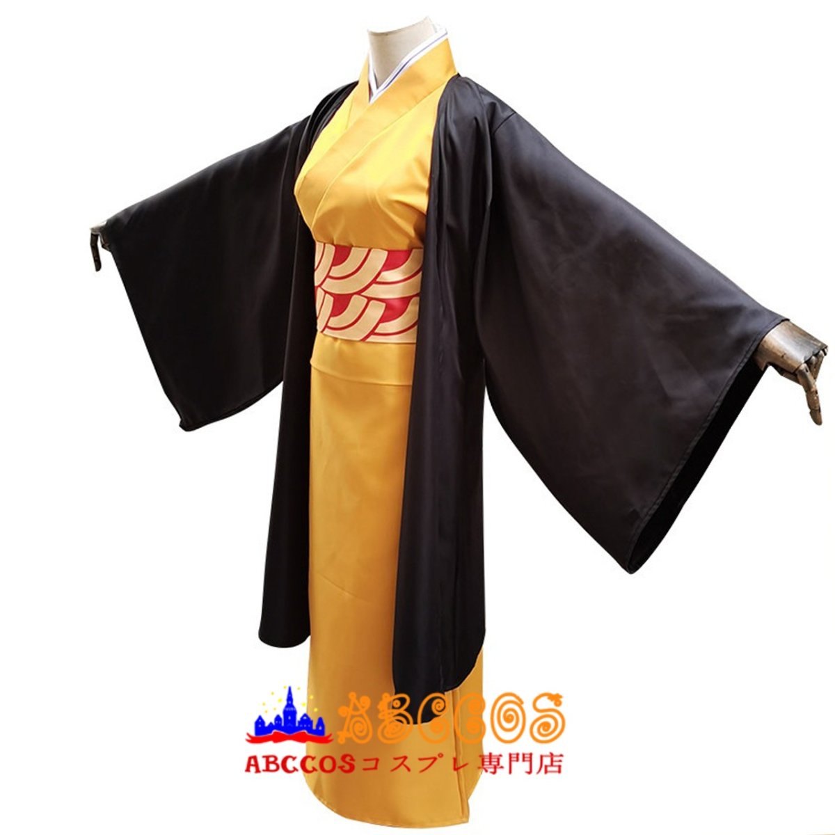 画像2: 鬼滅の刃 十二鬼月 朱紗丸（すさまる）矢琶羽（やはば）コスプレ衣装 abccos製 「受注生産」 (2)