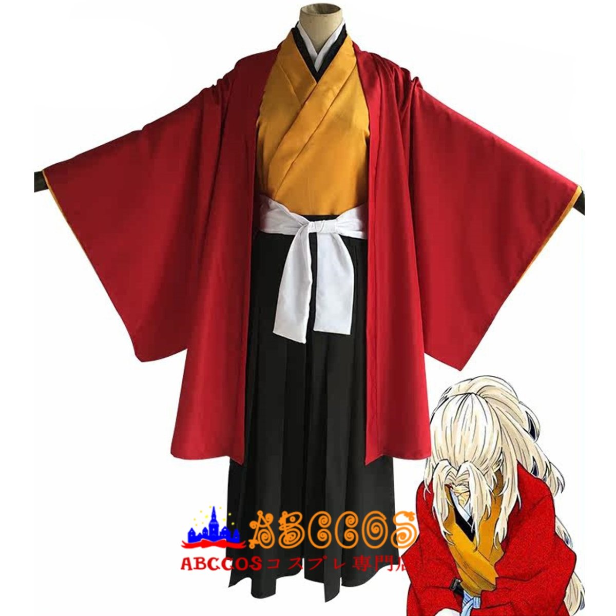 画像5: 鬼滅の刃 繼国 縁壱（つぎくに よりいち）コスプレ衣装 abccos製 「受注生産」 (5)