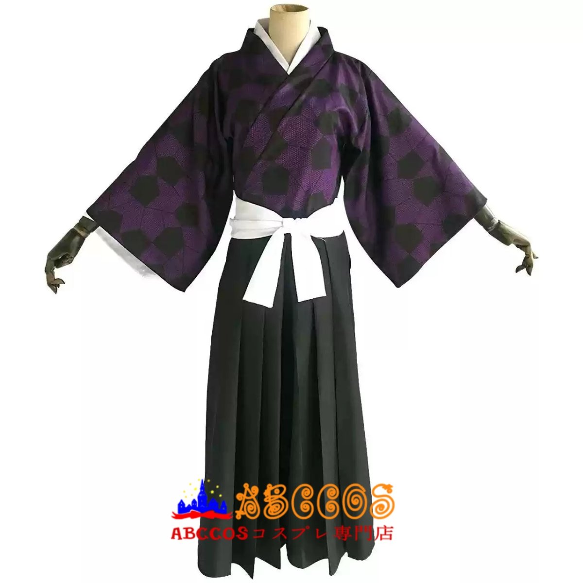 画像1: 鬼滅の刃 黒死牟（こくしぼう）コスプレ衣装 abccos製 「受注生産」 (1)
