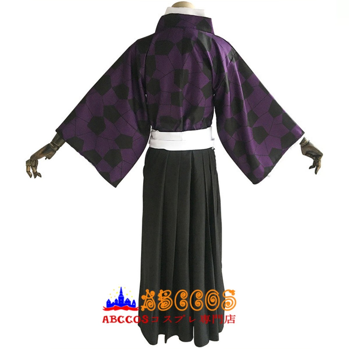 画像2: 鬼滅の刃 黒死牟（こくしぼう）コスプレ衣装 abccos製 「受注生産」 (2)