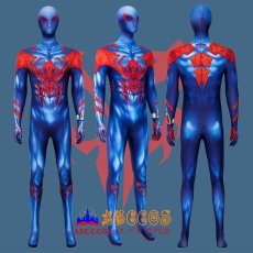 画像2: スパイダーマン:スパイダーバース スパイダーマン Spider-Man ブル一 ブラック コスプレ衣装 abccos製 「受注生産」 (2)