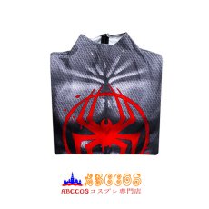 画像8: スパイダーマン:スパイダーバース スパイダーマン Spider-Man ブル一 ブラック コスプレ衣装 abccos製 「受注生産」 (8)