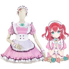 画像1: ラブライブ!スーパースター!! AiScReam 愛♡スクリ〜ム！黒澤ルビィ コスプレ衣装 abccos製 「受注生産」 (1)
