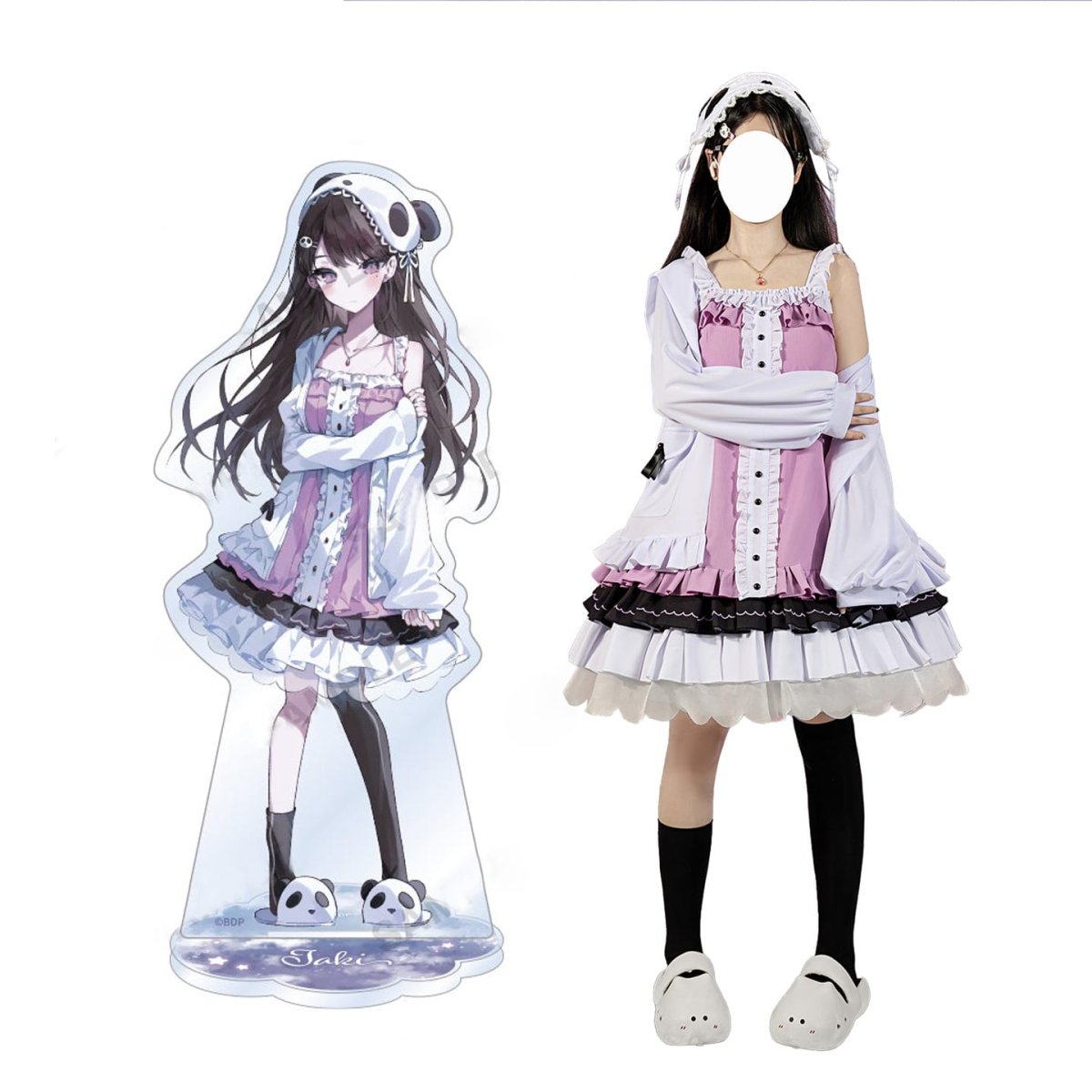 画像1: BanG Dream! It's MyGO!!!!! バンドリ！ 椎名立希（しいな たき）コスプレ衣装 abccos製 「受注生産」 (1)