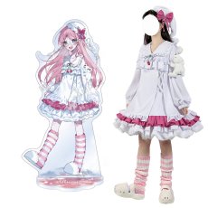 画像1: BanG Dream! It's MyGO!!!!! バンドリ！千早愛音（ちはや あのん）コスプレ衣装 abccos製 「受注生産」 (1)