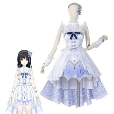 画像1: BanG Dream! バンドリ！白金燐子（しろかね りんこ）コスプレ衣装 abccos製 「受注生産」 (1)