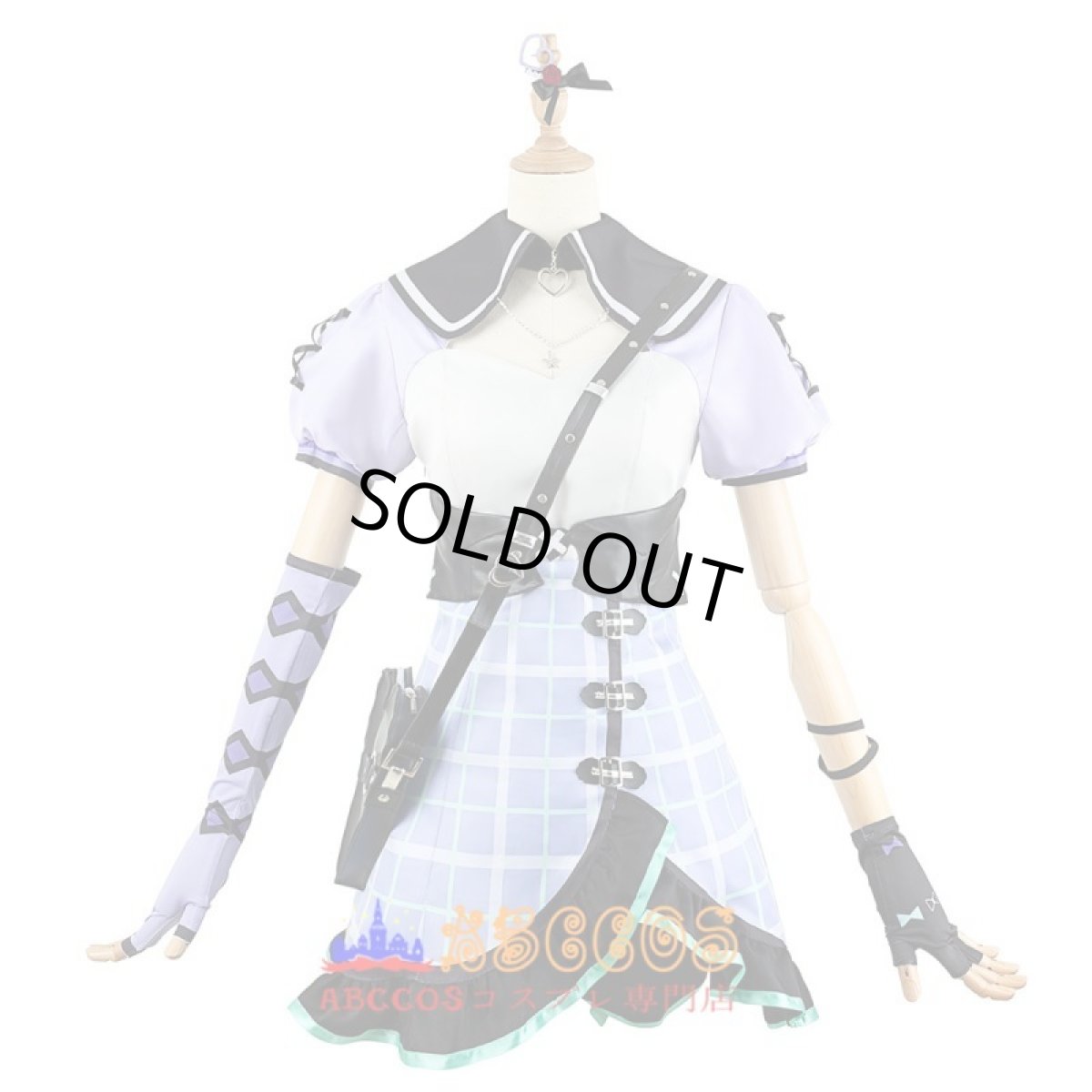 画像1: プロジェクトセカイ カラフルステージ! feat. 初音ミク 朝比奈まふゆ（あさひな まふゆ）コスプレ衣装 abccos製 「受注生産」 (1)