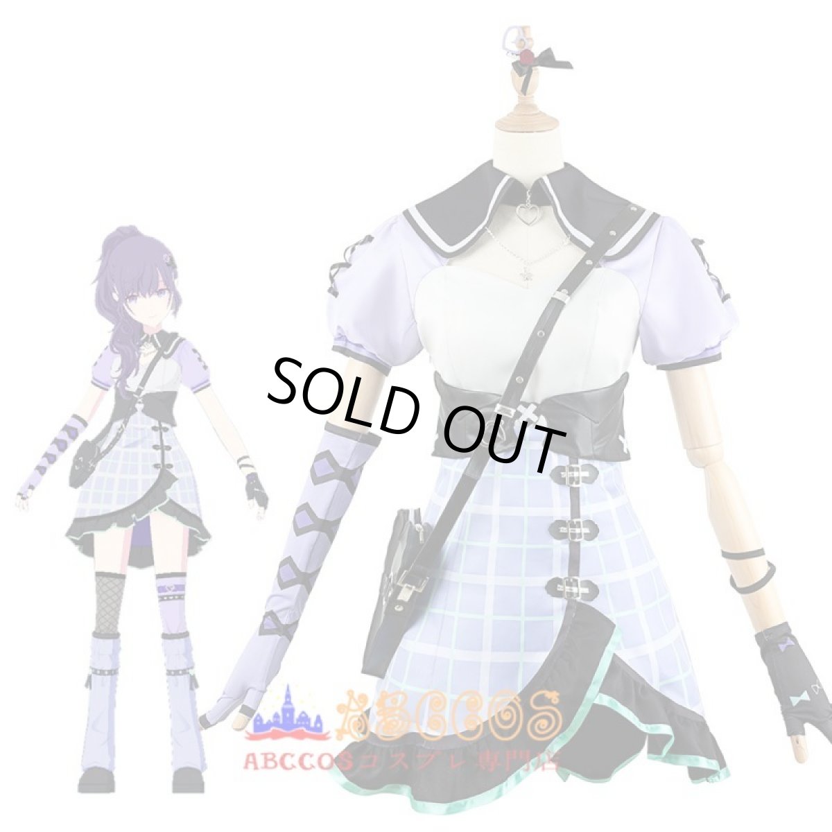 画像7: プロジェクトセカイ カラフルステージ! feat. 初音ミク 朝比奈まふゆ（あさひな まふゆ）コスプレ衣装 abccos製 「受注生産」 (7)