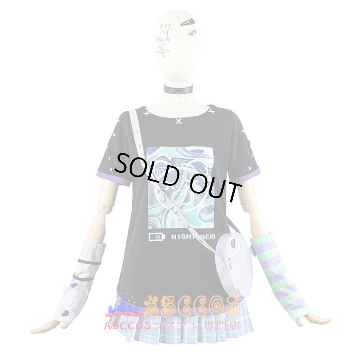 画像1: プロジェクトセカイ カラフルステージ! feat. 初音ミク 宵崎 奏（よいさき かなで）コスプレ衣装 abccos製 「受注生産」 (1)