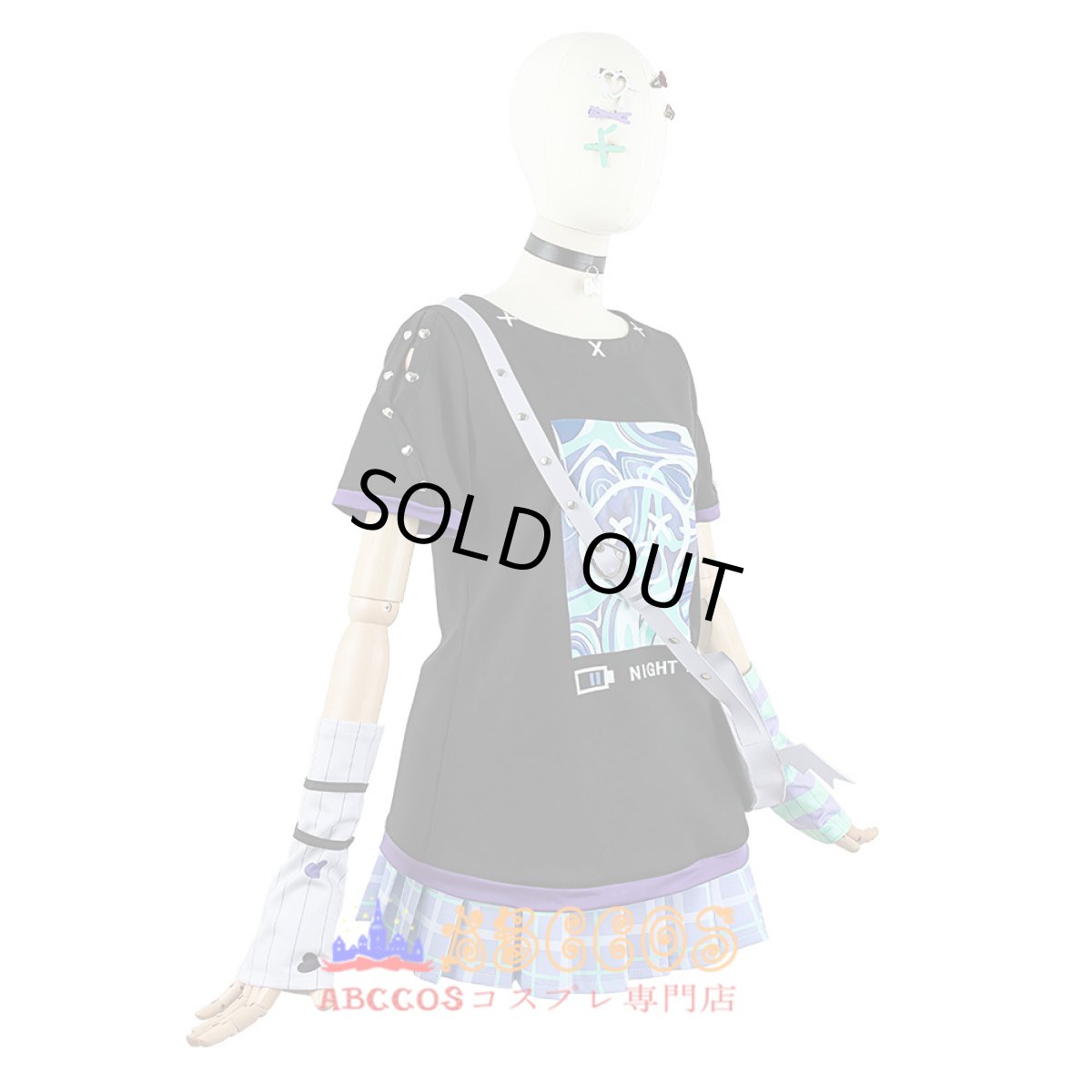 画像2: プロジェクトセカイ カラフルステージ! feat. 初音ミク 宵崎 奏（よいさき かなで）コスプレ衣装 abccos製 「受注生産」 (2)