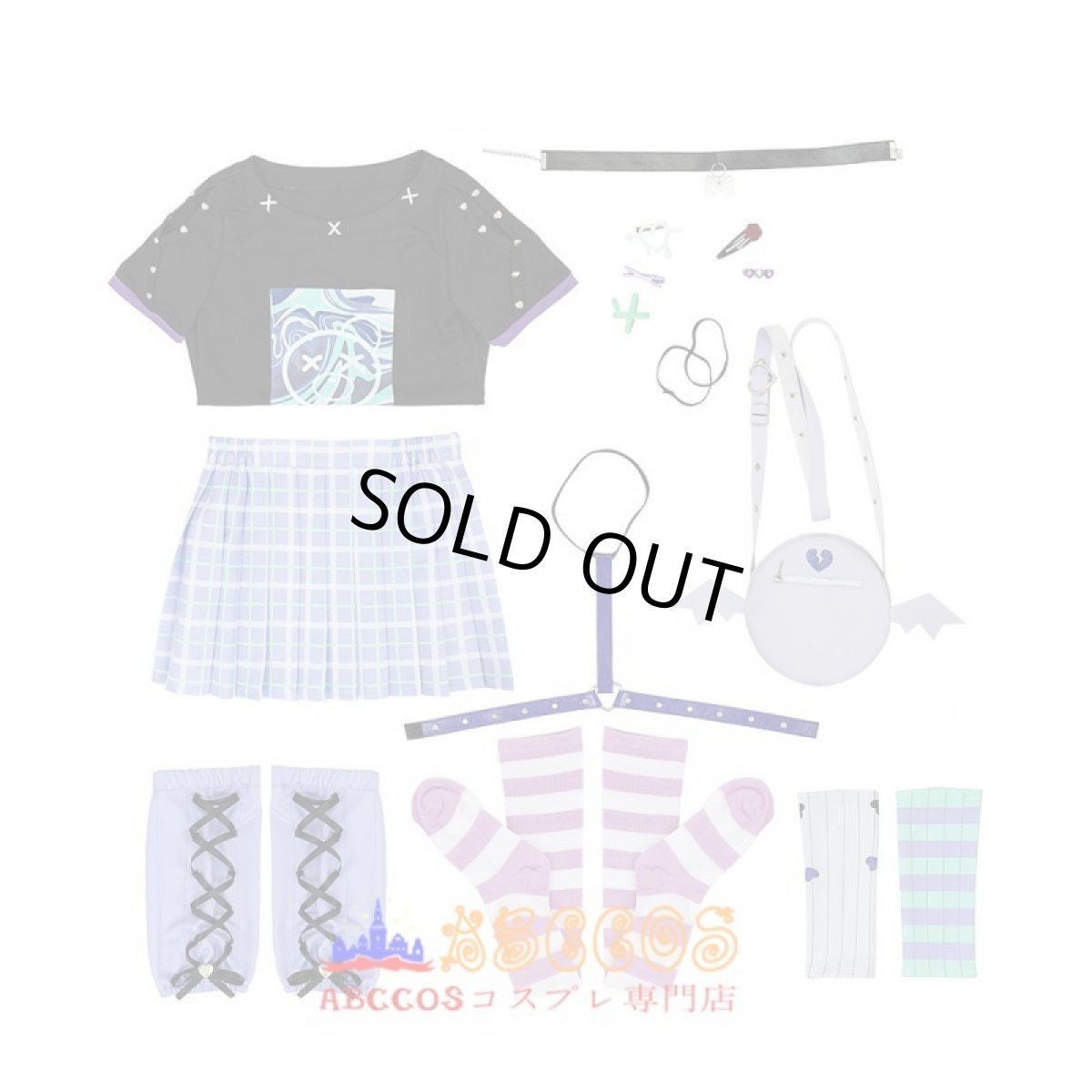 画像6: プロジェクトセカイ カラフルステージ! feat. 初音ミク 宵崎 奏（よいさき かなで）コスプレ衣装 abccos製 「受注生産」 (6)