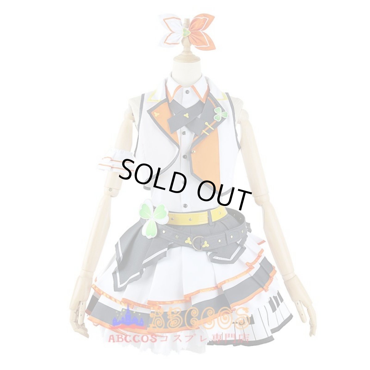 画像1: プロジェクトセカイ カラフルステージ! feat. 初音ミク 花里みのり（はなさと みのり）コスプレ衣装 abccos製 「受注生産」 (1)