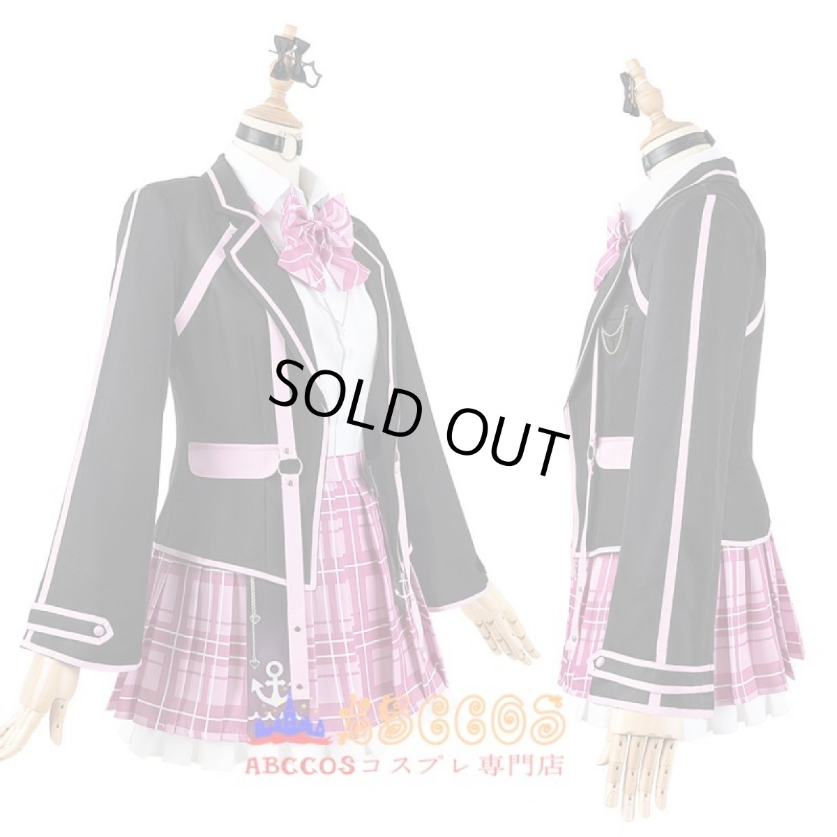 画像3: hololive ホロライブ vtuber 湊 あくあ（みなと あくあ）制服 コスプレ衣装 abccos製 「受注生産」 (3)