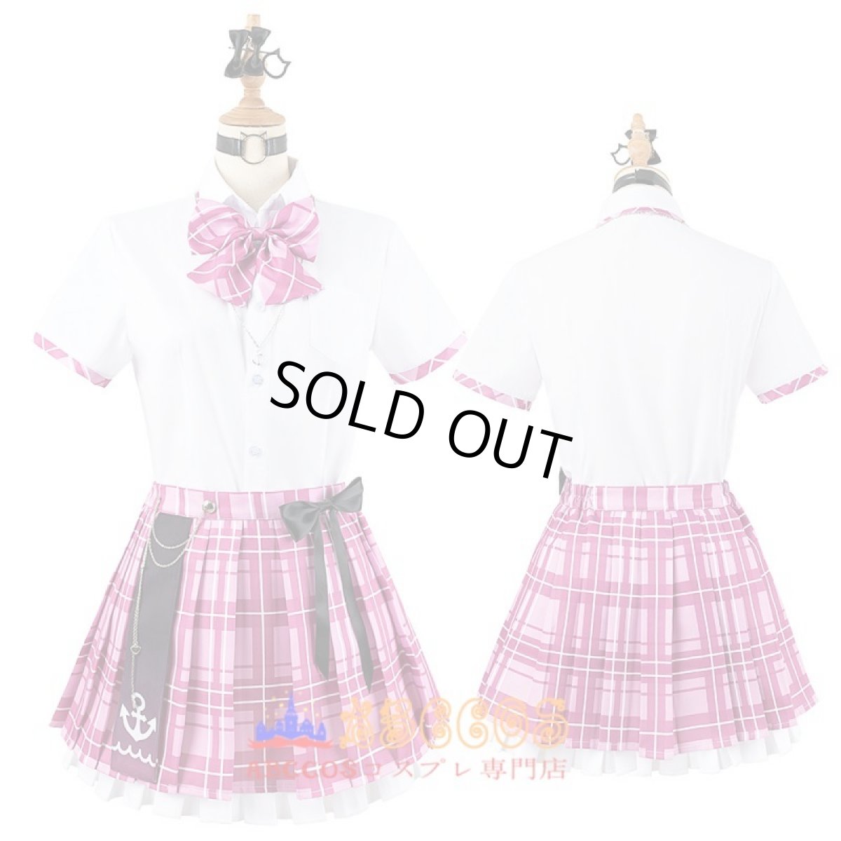 画像4: hololive ホロライブ vtuber 湊 あくあ（みなと あくあ）セーター着 コスプレ衣装 abccos製 「受注生産」 (4)