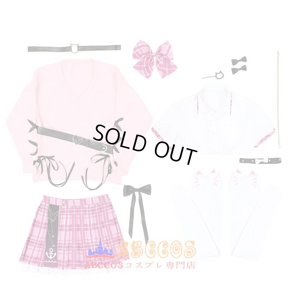 画像6: hololive ホロライブ vtuber 湊 あくあ（みなと あくあ）セーター着 コスプレ衣装 abccos製 「受注生産」 (6)