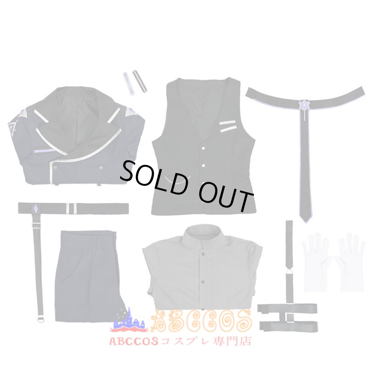 画像8: にじさんじ VTuber 長尾 景 / ながお けい スーツ着 コスプレ衣装 abccos製 「受注生産」 (8)