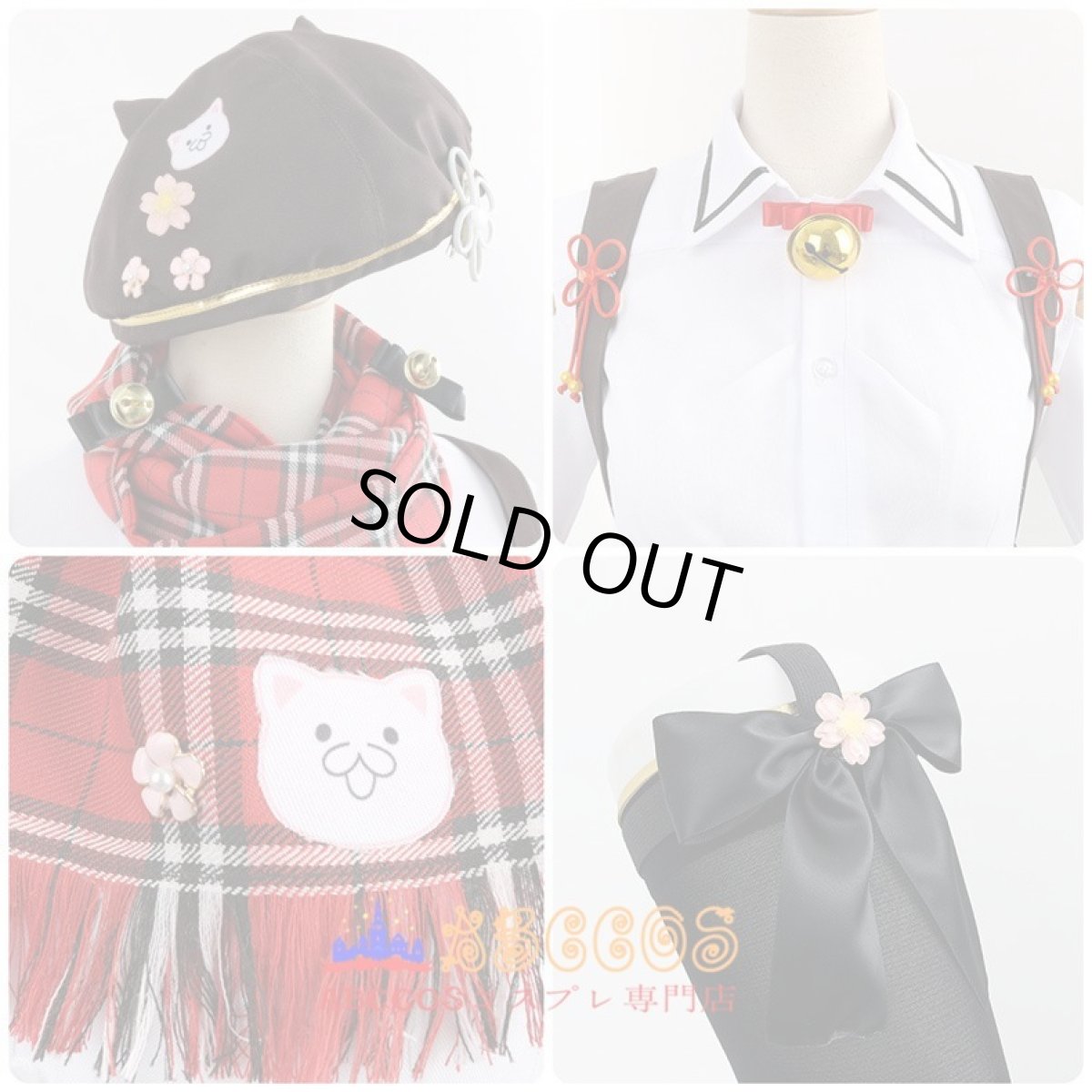 画像7: hololive ホロライブ VTuber さくらみこ Sakura Miko コスプレ衣装 abccos製 「受注生産」 (7)