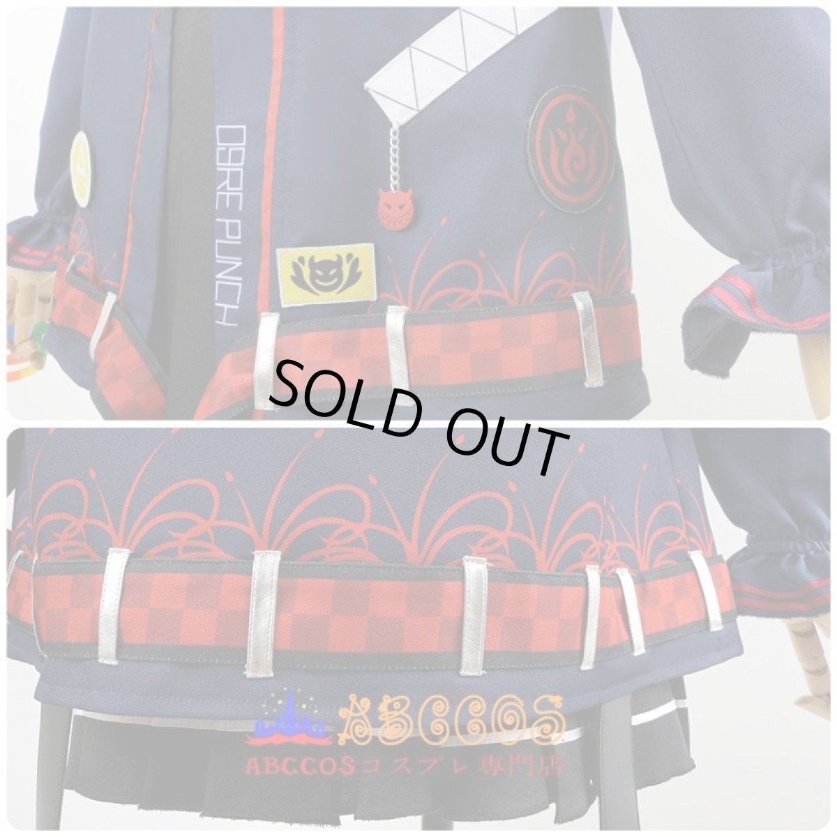 画像10: hololive ホロライブ 百鬼あやめ／なきりあやめ コスプレ衣装 abccos製 「受注生産」 (10)