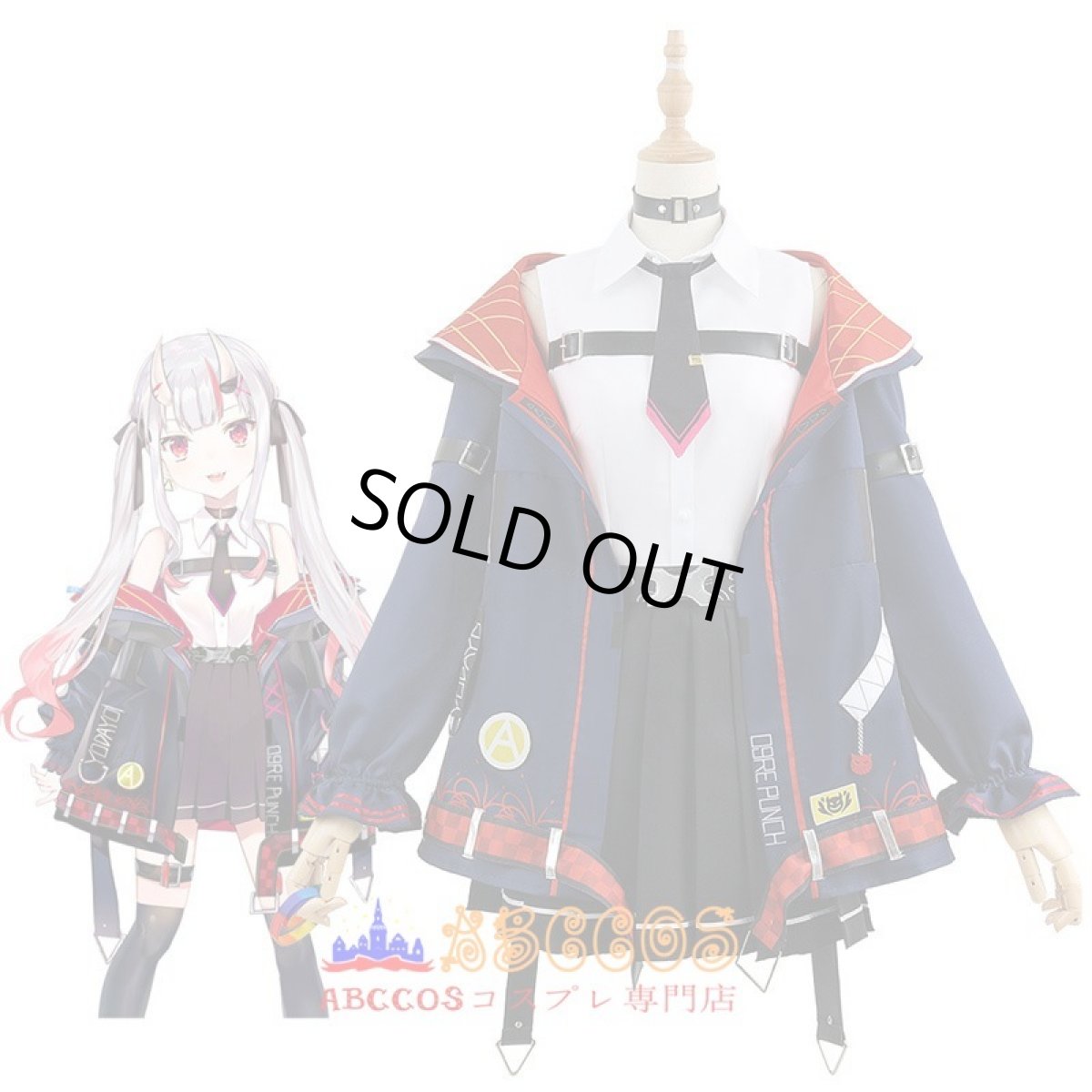 画像12: hololive ホロライブ 百鬼あやめ／なきりあやめ コスプレ衣装 abccos製 「受注生産」 (12)