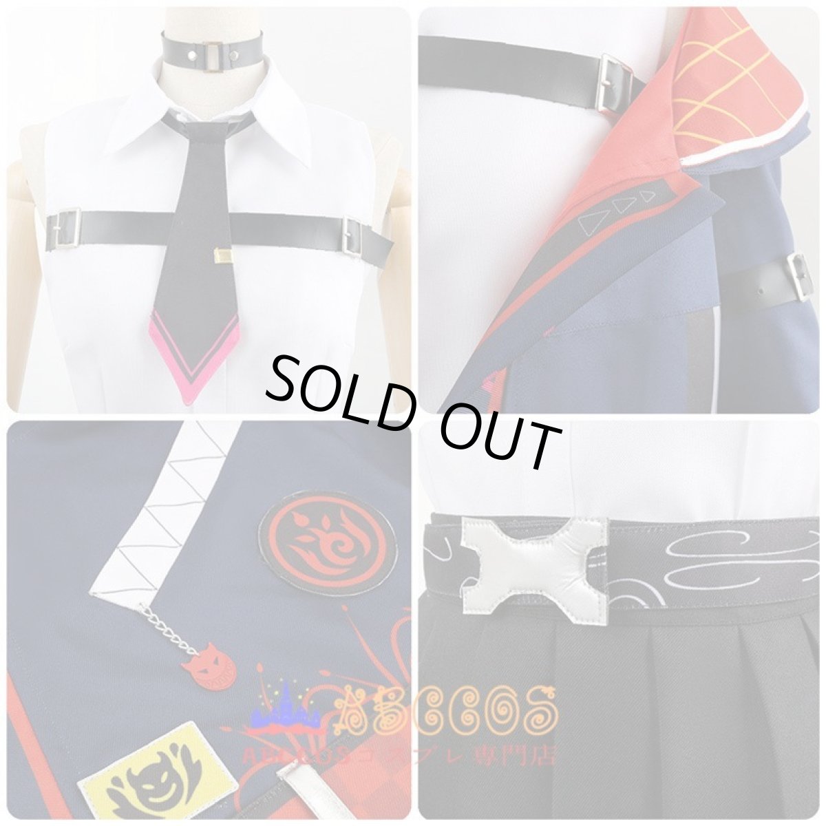 画像8: hololive ホロライブ 百鬼あやめ／なきりあやめ コスプレ衣装 abccos製 「受注生産」 (8)