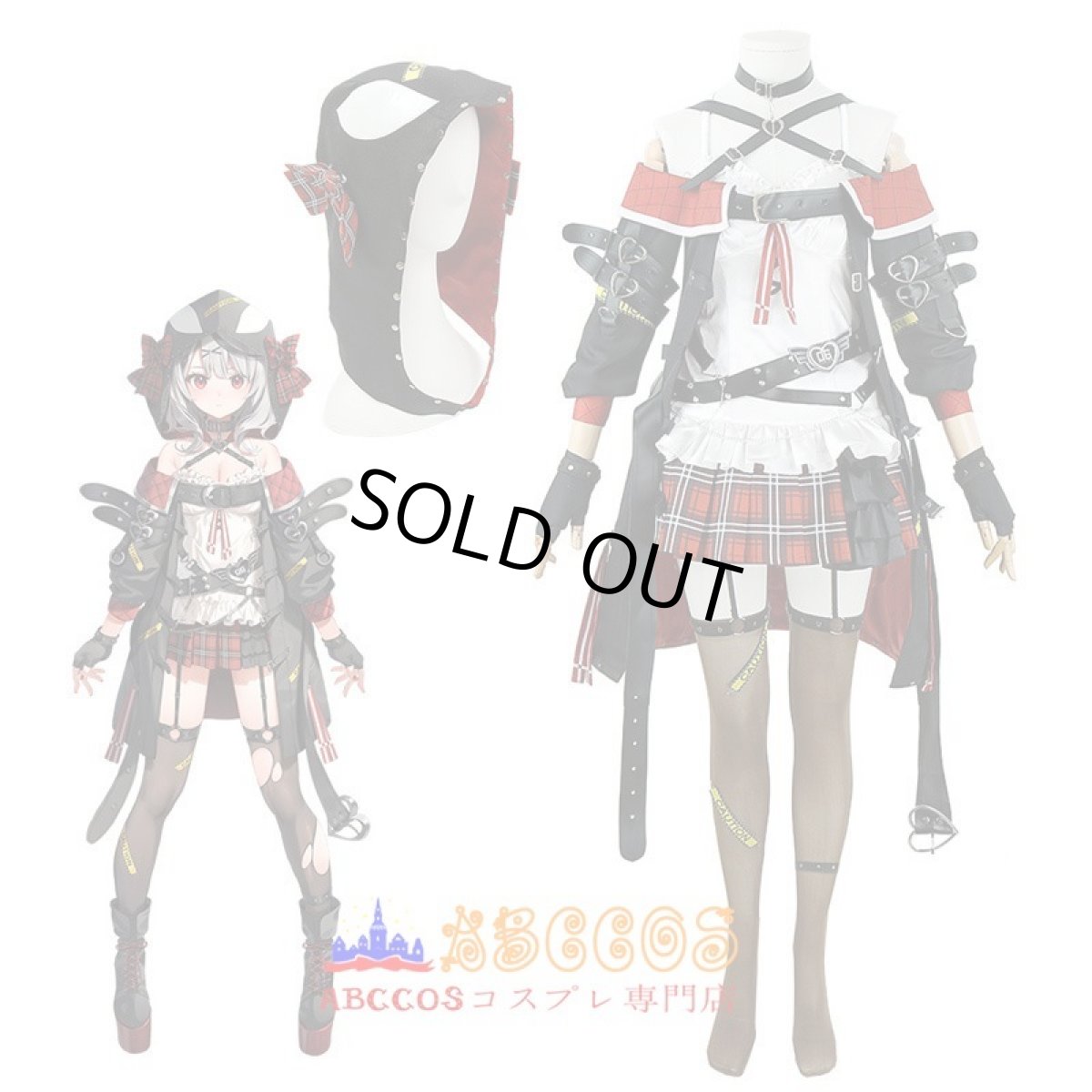 画像13: hololive ホロライブ 沙花叉クロヱ／さかまた くろゑ コスプレ衣装 abccos製 「受注生産」 (13)