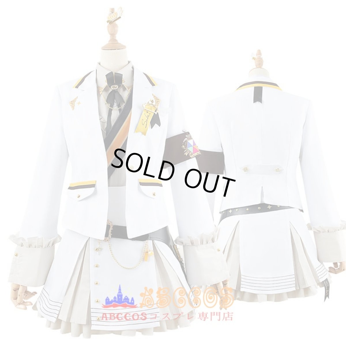 画像4: ロジェクトセカイ カラフルステージ! feat. 初音ミク VTuber 花里みのり（はなさと みのり）桃井愛莉（ももい あいり） コスプレ衣装 abccos製 「受注生産」 (4)