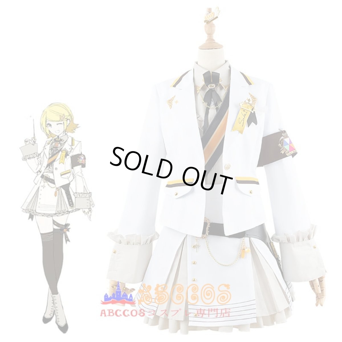 画像9: ロジェクトセカイ カラフルステージ! feat. 初音ミク VTuber 花里みのり（はなさと みのり）桃井愛莉（ももい あいり） コスプレ衣装 abccos製 「受注生産」 (9)