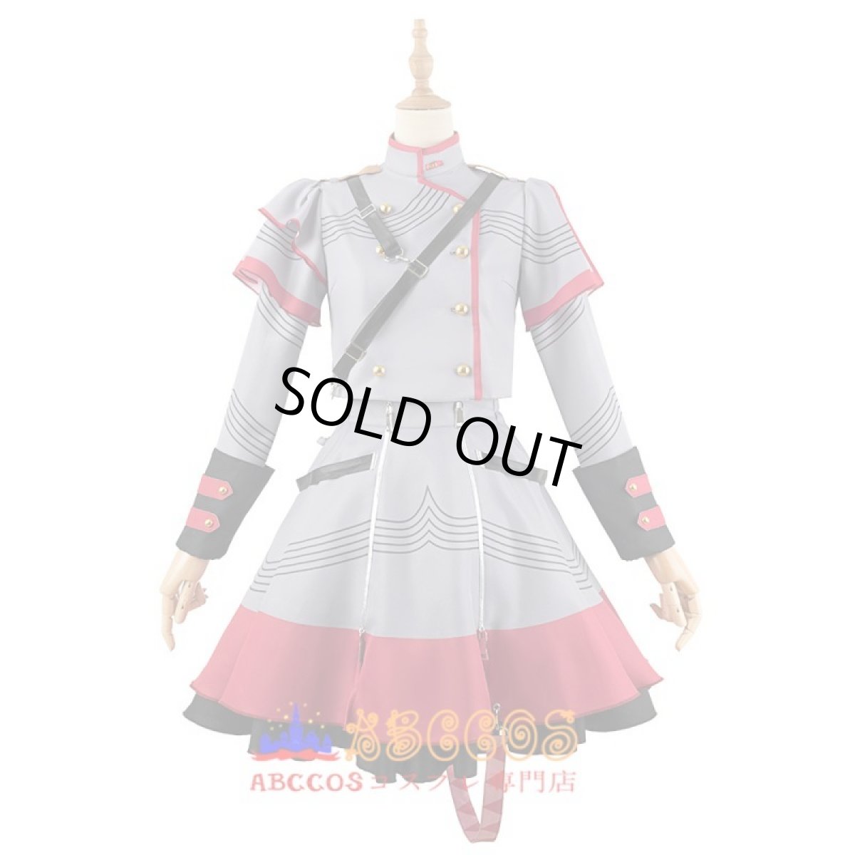 画像1: vtuber Synthesizer V 重音テト（かさね テト）Kasane Teto コスプレ衣装 abccos製 「受注生産」 (1)