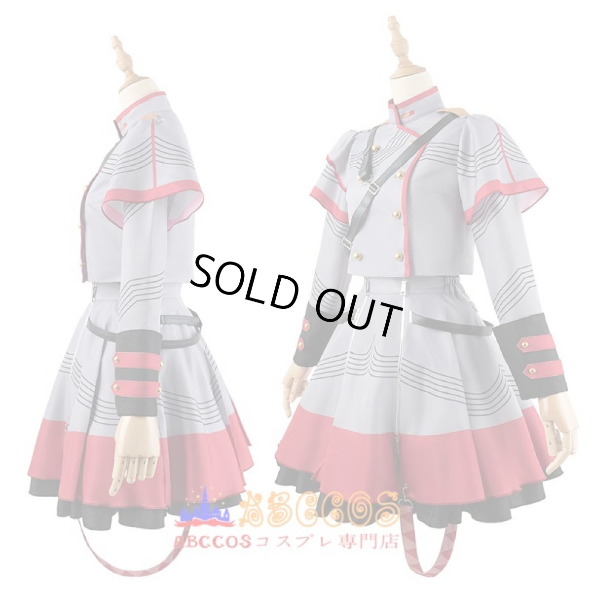 画像4: vtuber Synthesizer V 重音テト（かさね テト）Kasane Teto コスプレ衣装 abccos製 「受注生産」 (4)