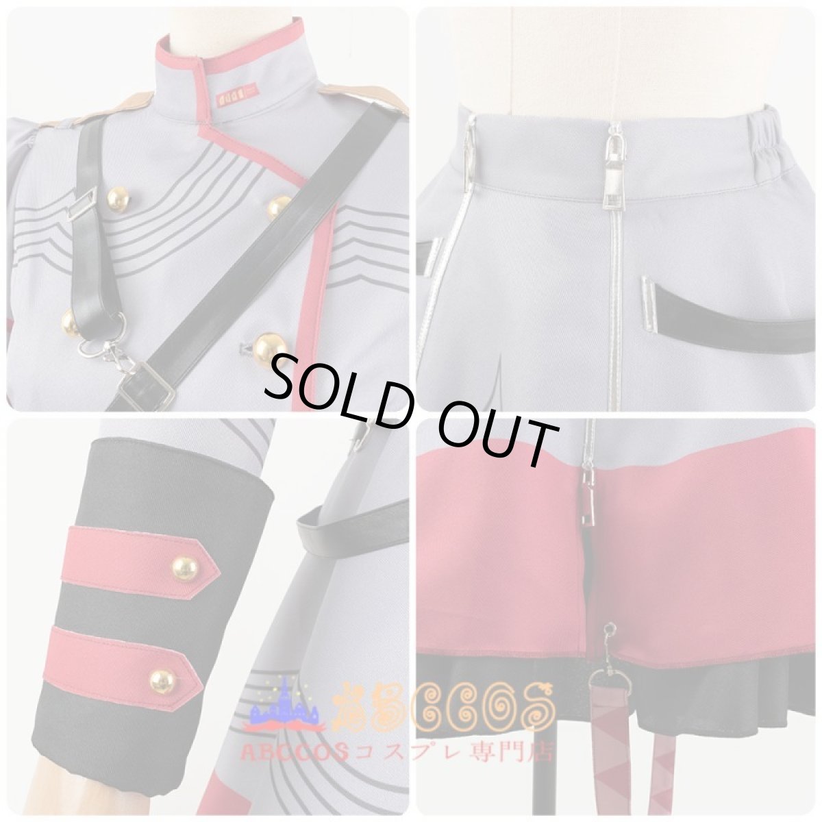 画像5: vtuber Synthesizer V 重音テト（かさね テト）Kasane Teto コスプレ衣装 abccos製 「受注生産」 (5)