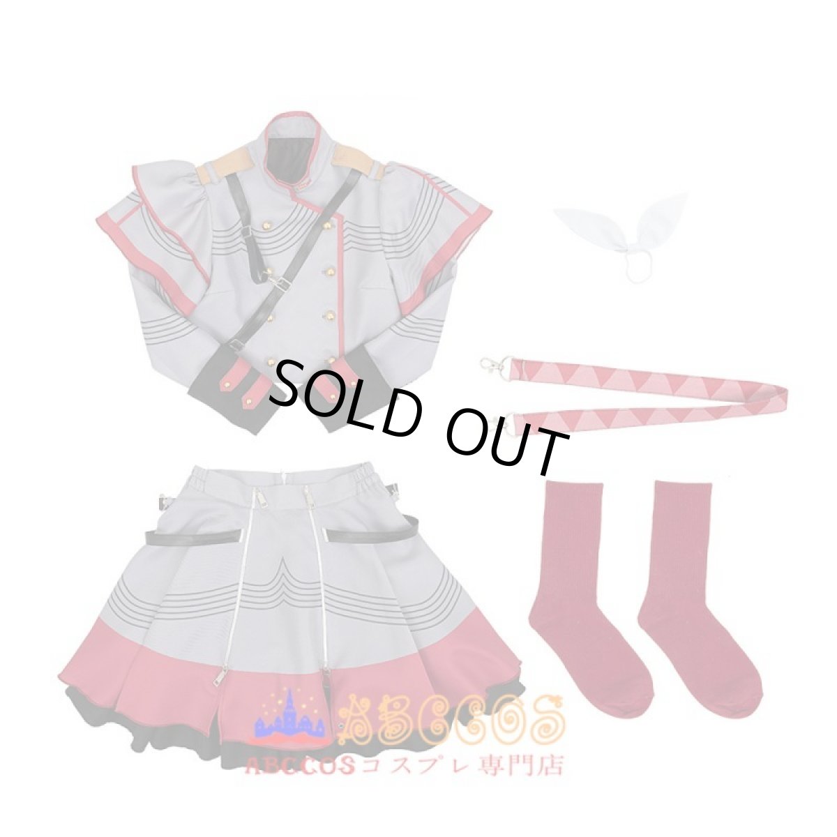 画像8: vtuber Synthesizer V 重音テト（かさね テト）Kasane Teto コスプレ衣装 abccos製 「受注生産」 (8)