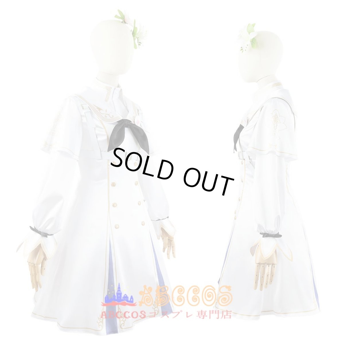 画像3: ブルーアーカイブ -Blue Archive- 桐藤ナギサ コスプレ衣装 abccos製 「受注生産」 (3)