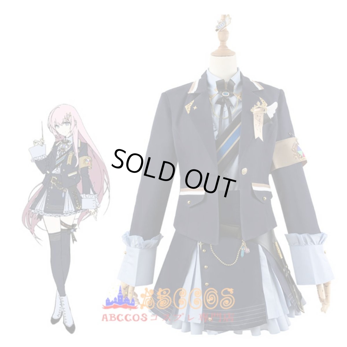 画像6: プロジェクトセカイ カラフルステージ! feat. 初音ミク 日野森雫 草薙寧々 コスプレ衣装 abccos製 「受注生産」 (6)