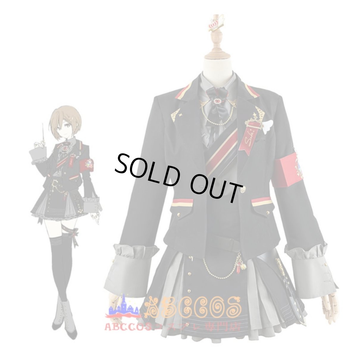 画像8: プロジェクトセカイ カラフルステージ! feat. 初音ミク 小豆沢 こはね 宵崎 奏 コスプレ衣装 abccos製 「受注生産」 (8)