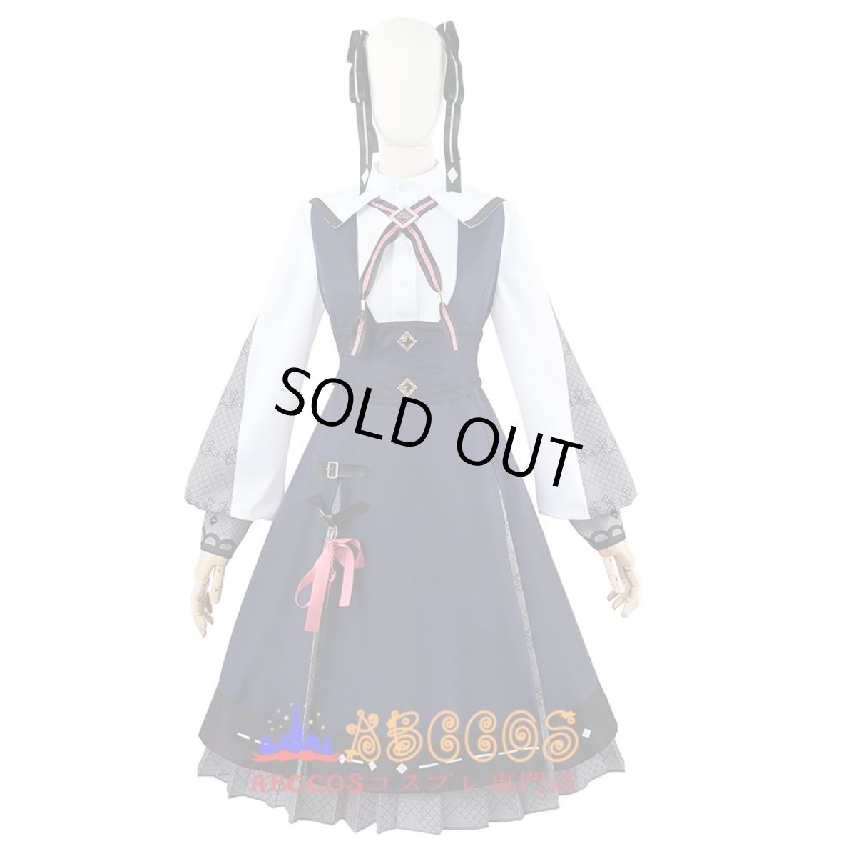 画像1: プロジェクトセカイ カラフルステージ! feat. 初音ミク 桃井愛莉（ももい あいり） コスプレ衣装 abccos製 「受注生産」 (1)