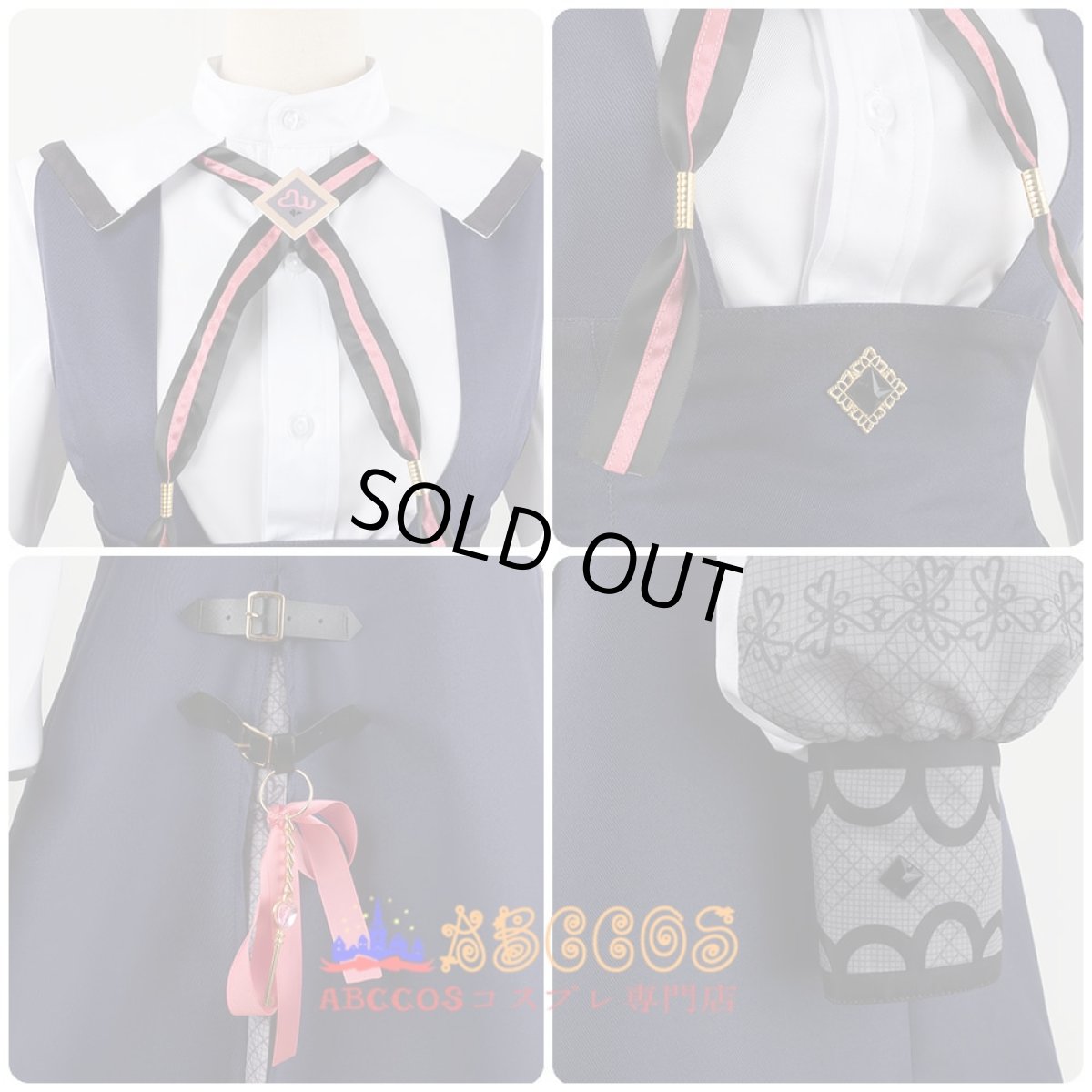 画像6: プロジェクトセカイ カラフルステージ! feat. 初音ミク 桃井愛莉（ももい あいり） コスプレ衣装 abccos製 「受注生産」 (6)