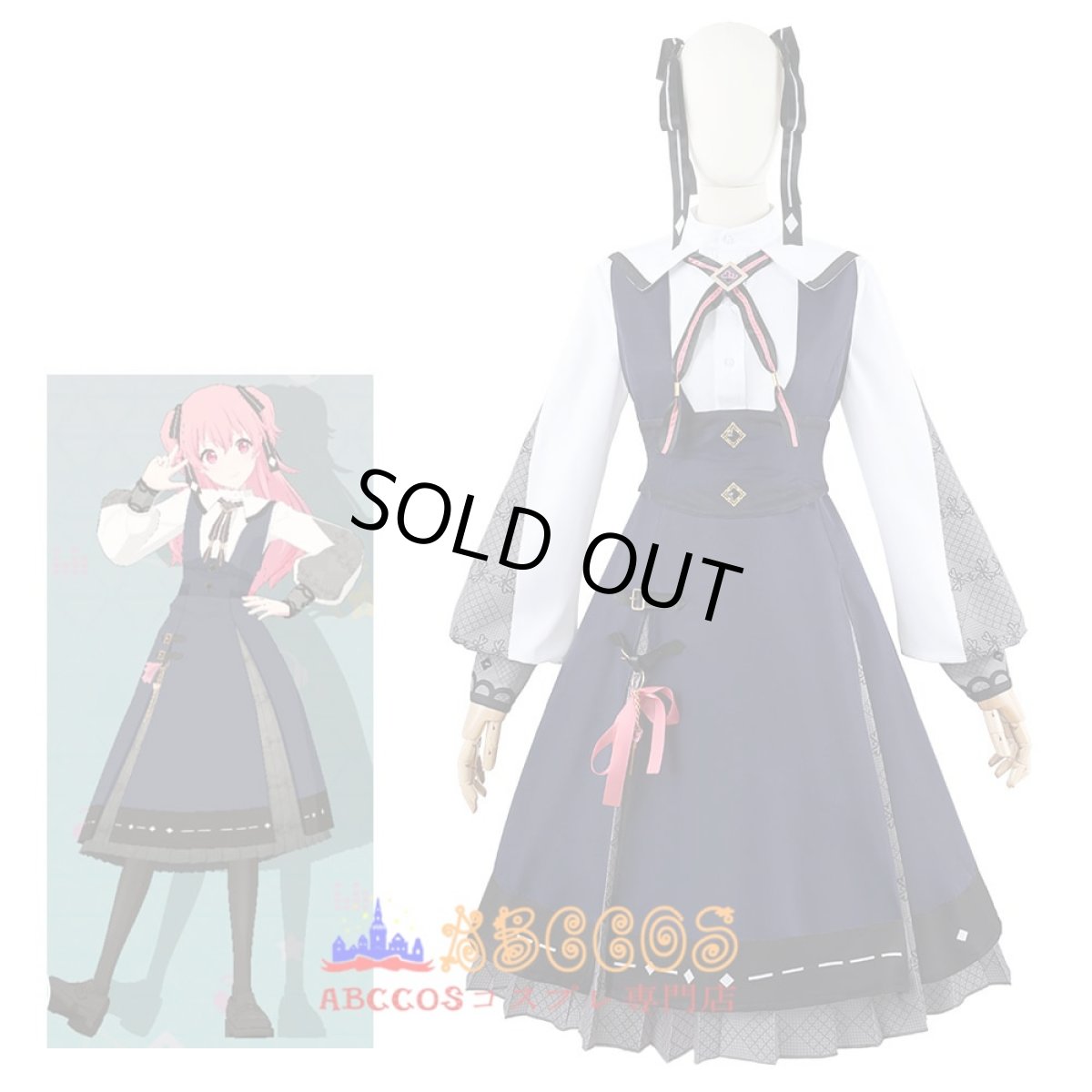 画像7: プロジェクトセカイ カラフルステージ! feat. 初音ミク 桃井愛莉（ももい あいり） コスプレ衣装 abccos製 「受注生産」 (7)