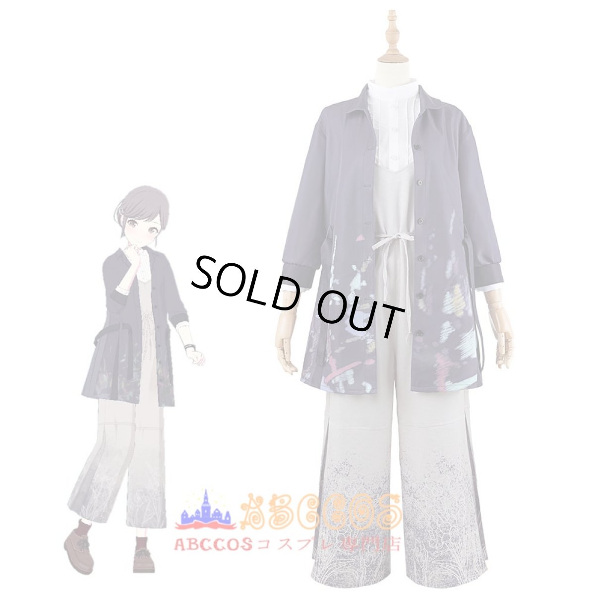 画像7: プロジェクトセカイ カラフルステージ! feat. 初音ミク 東雲絵名（しののめ えな）コスプレ衣装 abccos製 「受注生産」 (7)