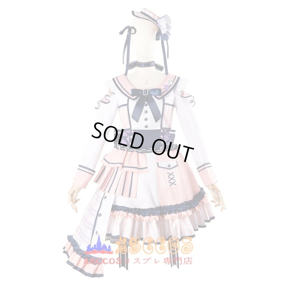 画像1: バンドリ！BanG Dream！市ヶ谷 有咲 (いちがや ありさ) Arisa Ichigaya コスプレ衣装 abccos製 「受注生産」 (1)