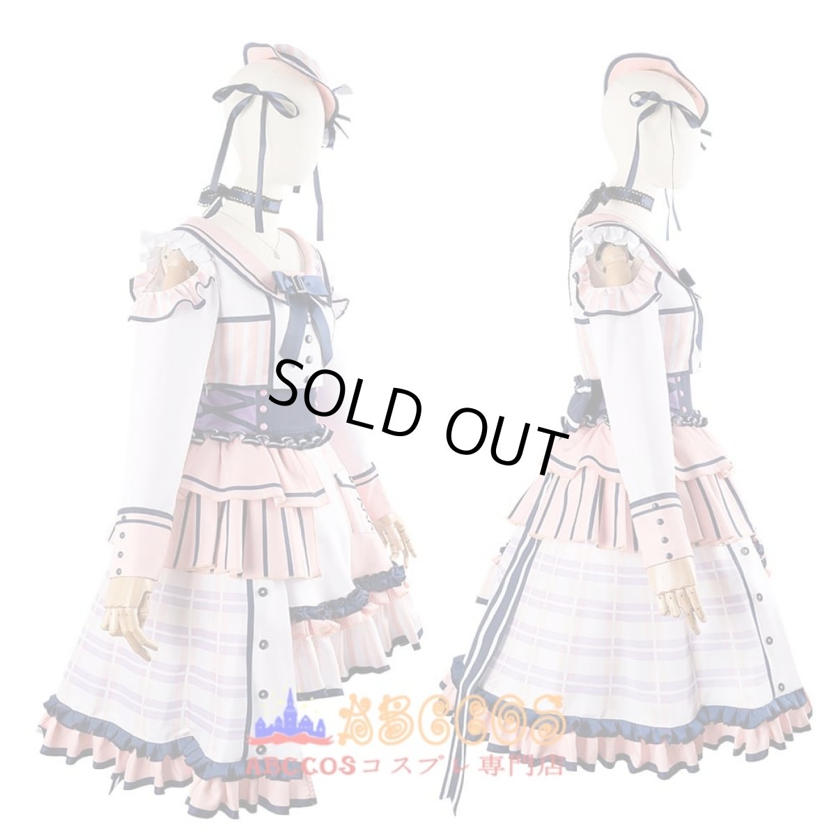 画像2: バンドリ！BanG Dream！市ヶ谷 有咲 (いちがや ありさ) Arisa Ichigaya コスプレ衣装 abccos製 「受注生産」 (2)