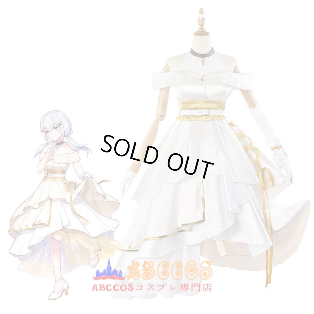 画像6: にじさんじ NIJISANJI vtuber 6周年 天宮こころ コスプレ衣装 abccos製 「受注生産」 (6)