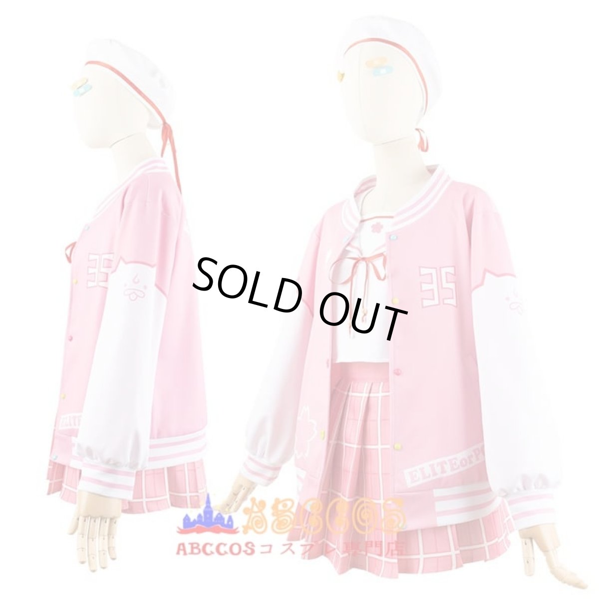 画像2: ホロライブ Hololive VTuber ホロライブさくらみこ 桜巫女 コスプレ衣装 abccos製 「受注生産」 (2)