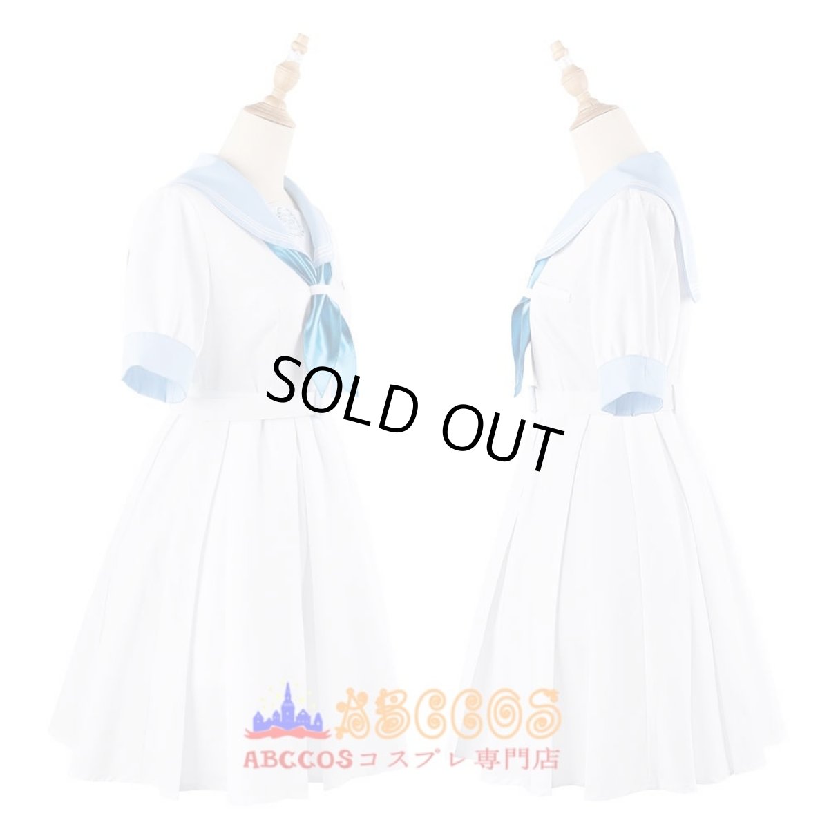 画像2: ホロライブ vtuber hololive×HoneyWorks セーラー服 コスプレ衣装 abccos製 「受注生産」 (2)