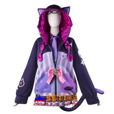 画像1: hololive ホロライブ vtuber 紫咲 シオン/むらさき しおん コスプレ衣装 abccos製 「受注生産」 (1)